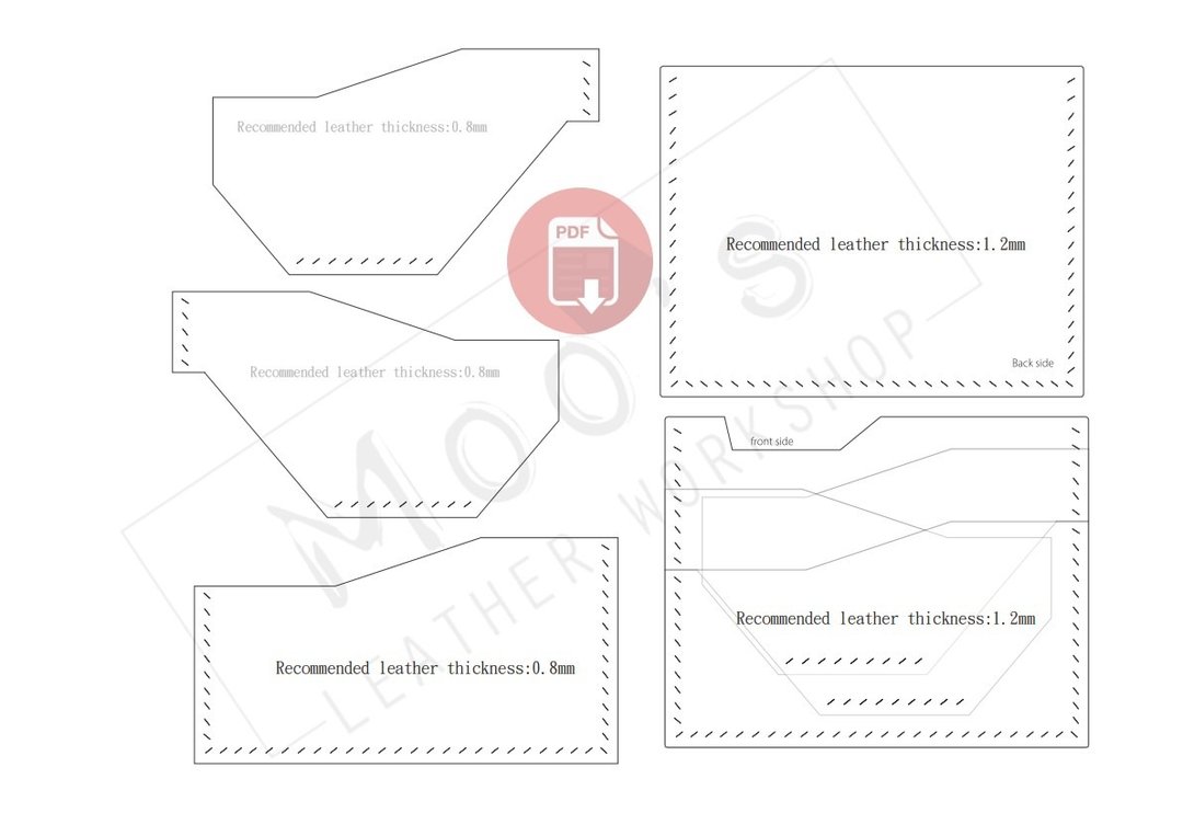 MOOS   Cardholder mini wallet PDF - 线上课程/教学影片 - 其他材质 