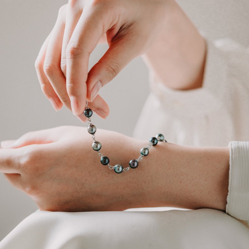 Alzena C._Akoya炫彩黑珍珠手链 - 手链/手环 - 珍珠 黑色