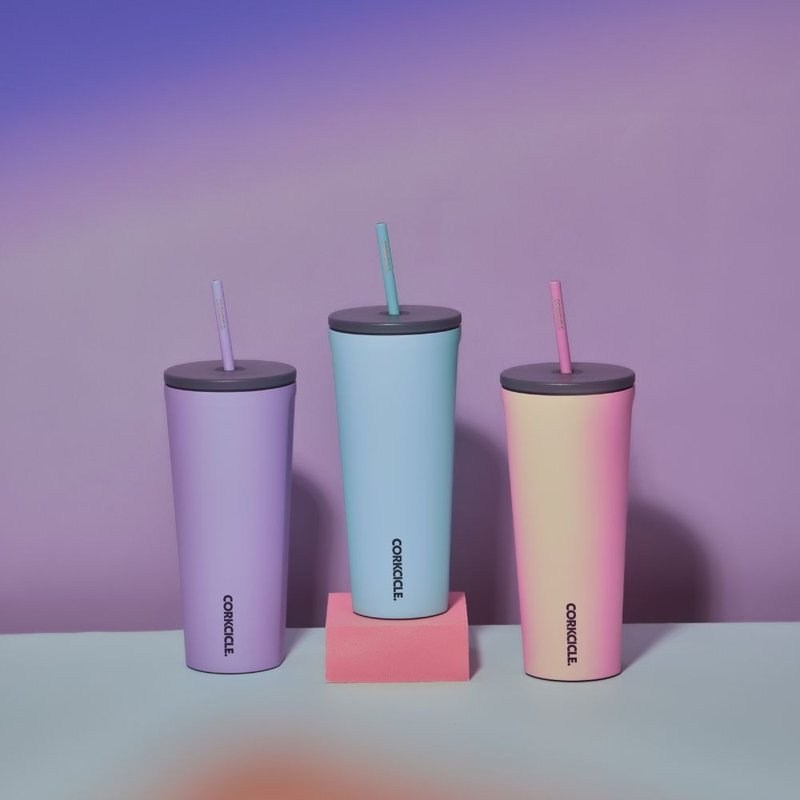 【新品】美国CORKCICLE 三层真空吸管杯 700ml-共5色 - 保温瓶/保温杯 - 不锈钢 多色