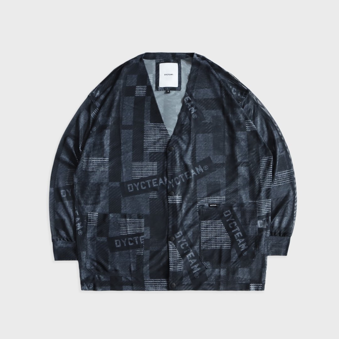 DYCTEAM - D-CODE collarless buckle denim jacket (blue) - 男装外套 - 其他材质 蓝色