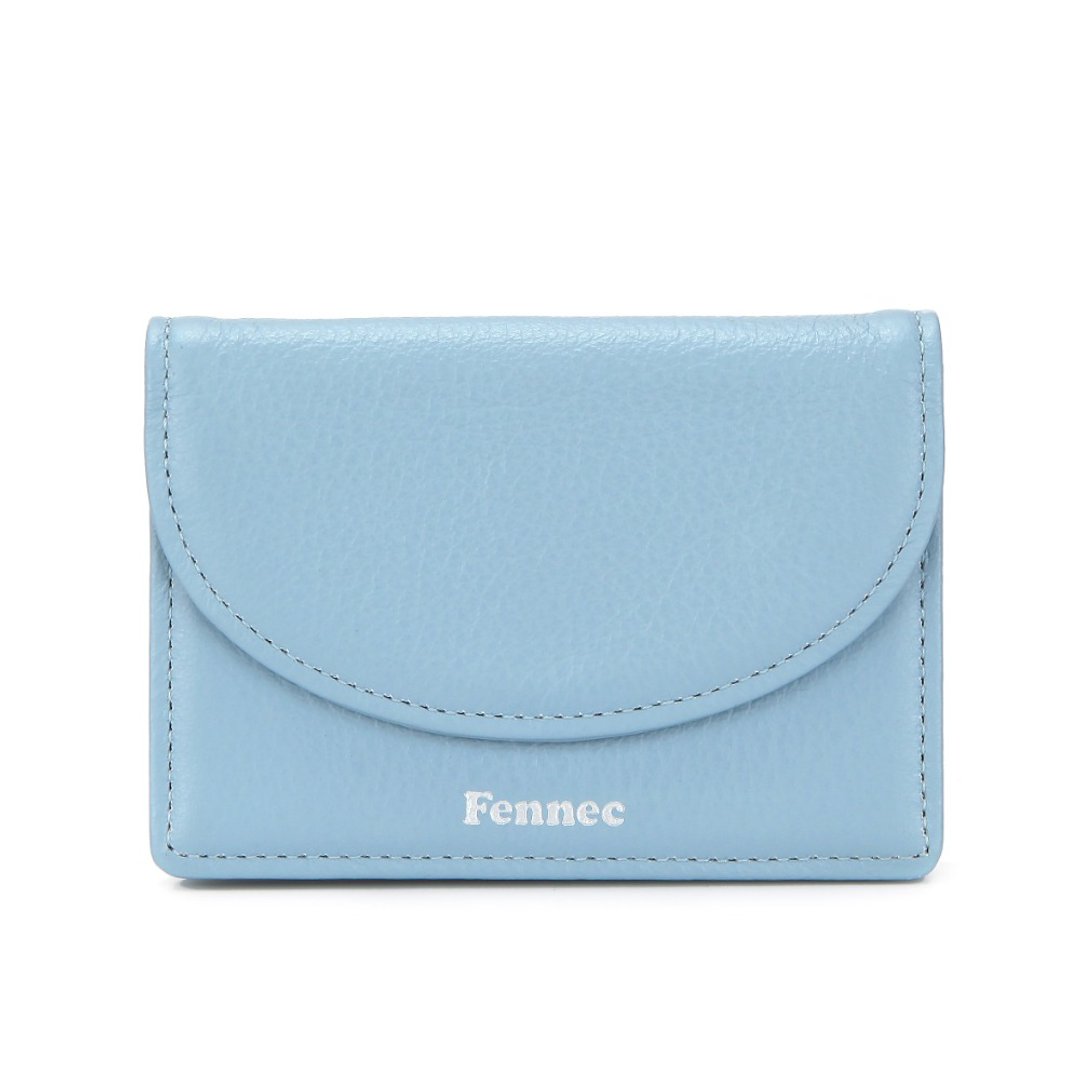 FENNEC HALFMOON ACCORDION POCKET - 青涩水蓝 / FOG BLUE - 皮夹/钱包 - 真皮 蓝色