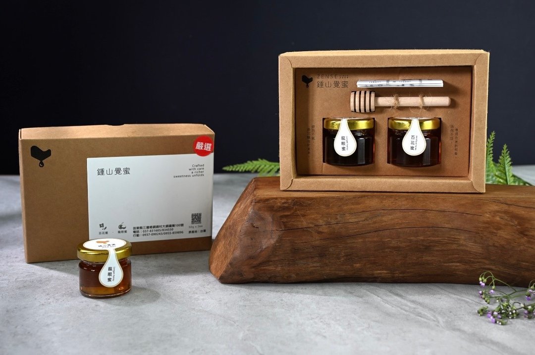 觉蜜时光 l 永恒微甜礼盒 送礼 蜂蜜 蜂蜜 伴手礼 婚礼小物 - 蜂蜜/黑糖 - 玻璃 