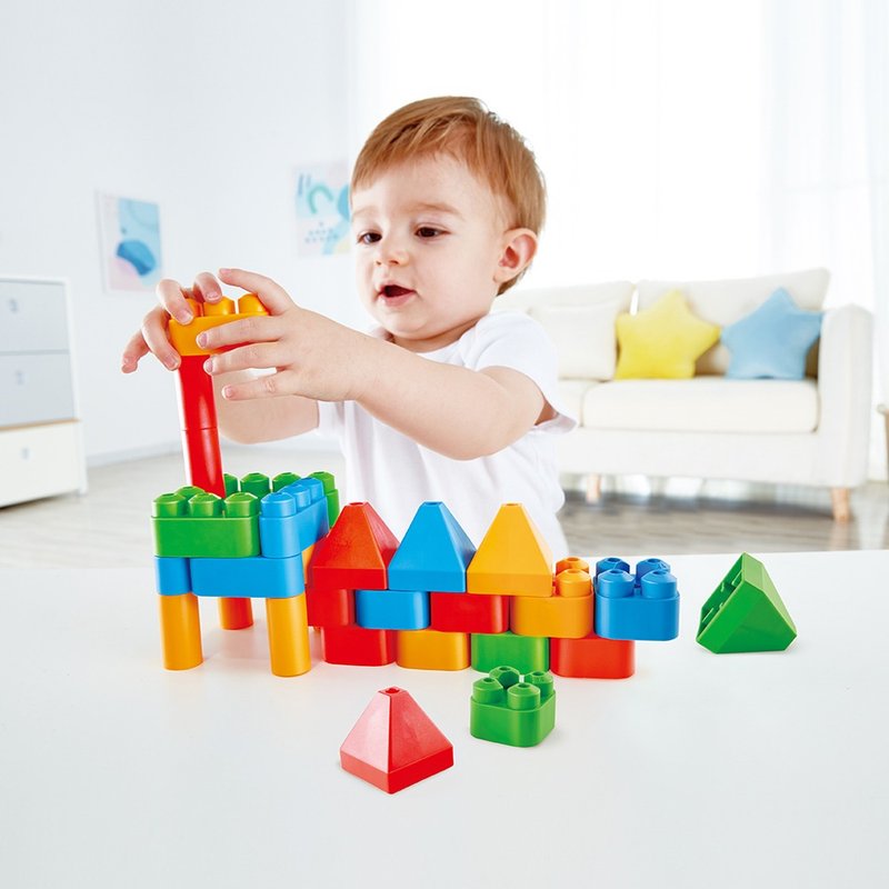 【礼物推荐-创意积木】德国PolyM 小小建筑师积木组 - 玩具/玩偶 - 塑料 多色