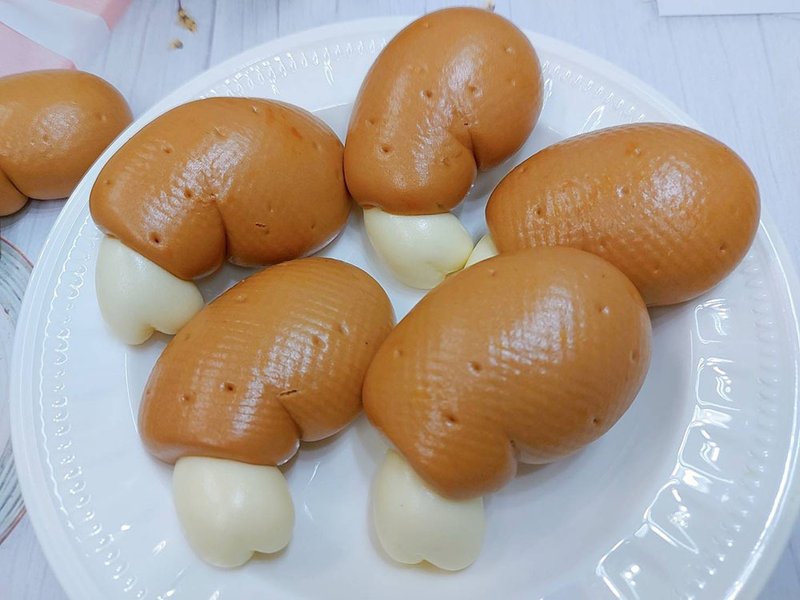 鸡腿 鲜奶馒头 造型馒头 收涎馒头1入 - 面包/吐司 - 新鲜食材 咖啡色