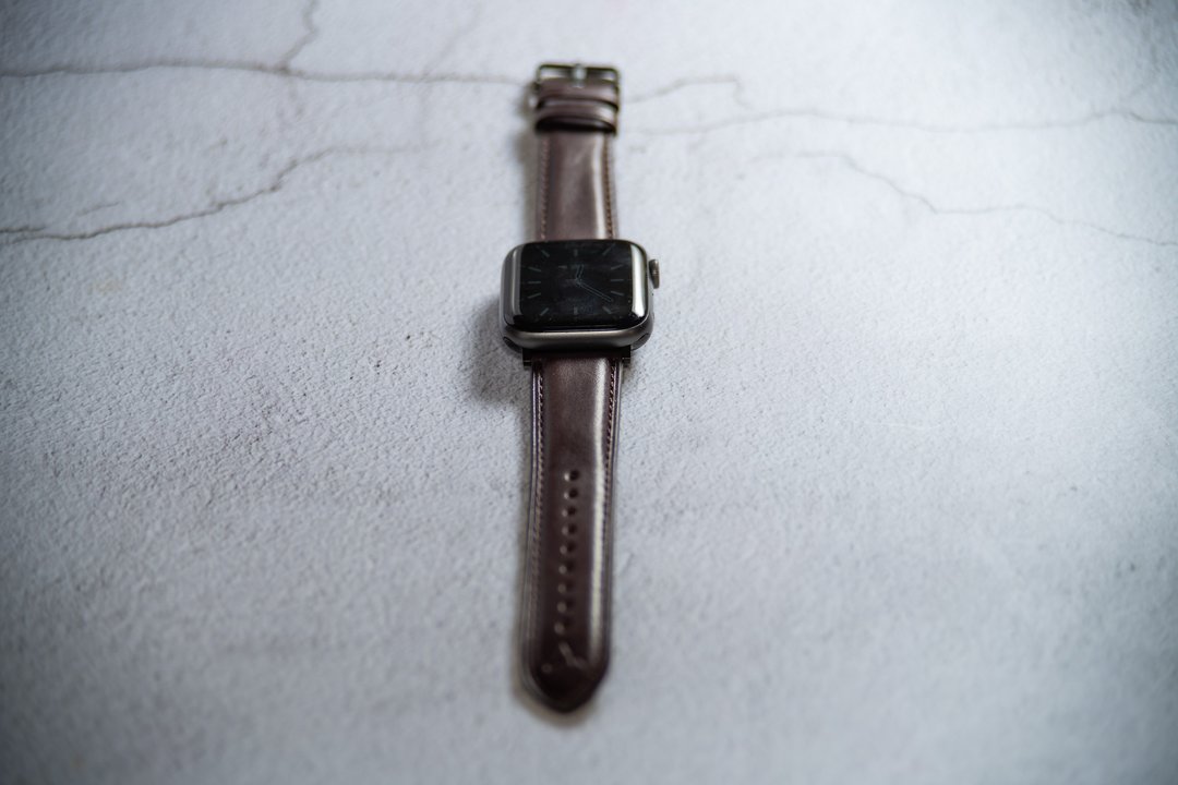 ARMOR Apple Watch 全真皮錶帶_波本啡 - 表带 - 真皮 