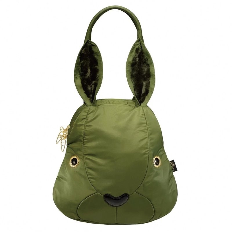 Morn Creations 正版兔子侧背包(L)绿 (RA-703-GN) - 侧背包/斜挎包 - 其他材质 绿色