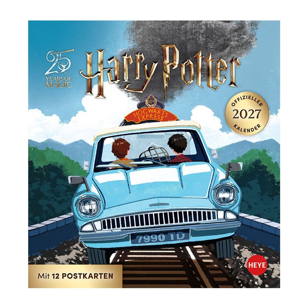 利波特魔法传送门 2027 月历×明信片桌历 - 年历/台历 - 纸 
