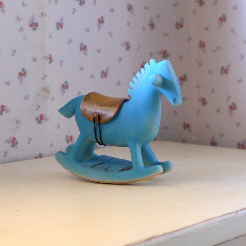 摇摇马宝藏盒【天蓝】VIP预定 - 摆饰 - 陶 