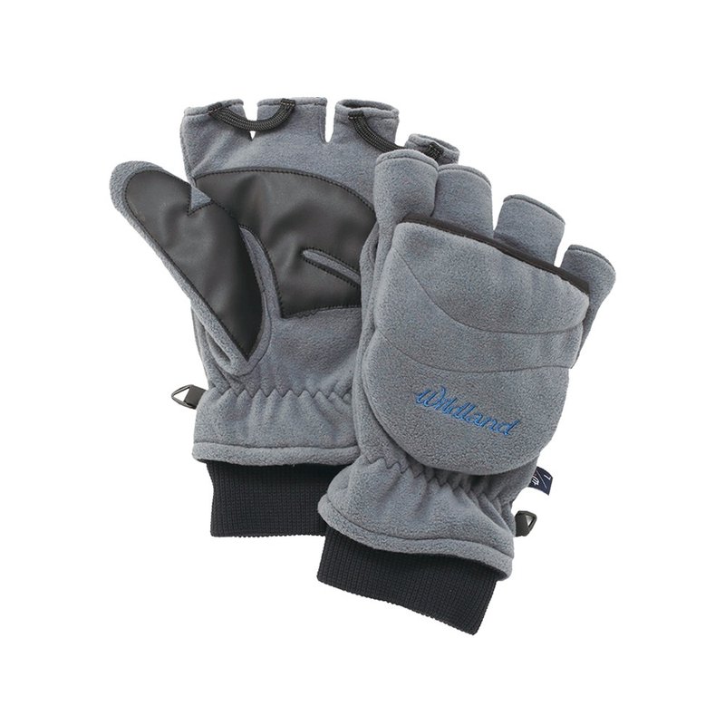 【Wildland 荒野】防风保暖翻盖手套 中性 灰色 W2012-90 - 手套 - 聚酯纤维 灰色