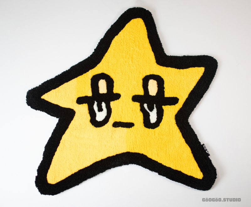 厌世星星 - 地垫/地毯 - 棉．麻 