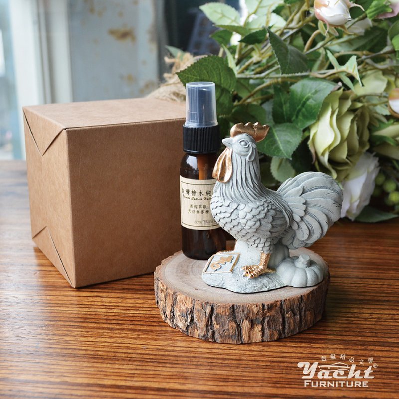 12生肖原木扩香垫(送限量桧木纯露) - 摆饰 - 木头 咖啡色