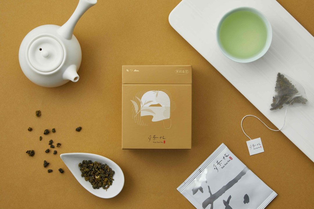 茉莉金萱   盒装原叶茶包10入 - 茶 - 其他材质 咖啡色