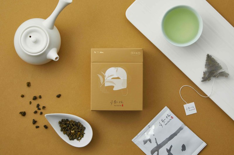 茉莉金萱   盒装原叶茶包10入 - 茶 - 其他材质 咖啡色