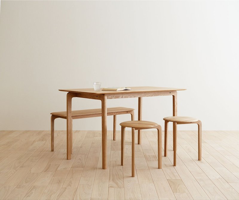 LISCIO | 餐桌126×70cm（餐桌） - 餐桌/书桌 - 木头 