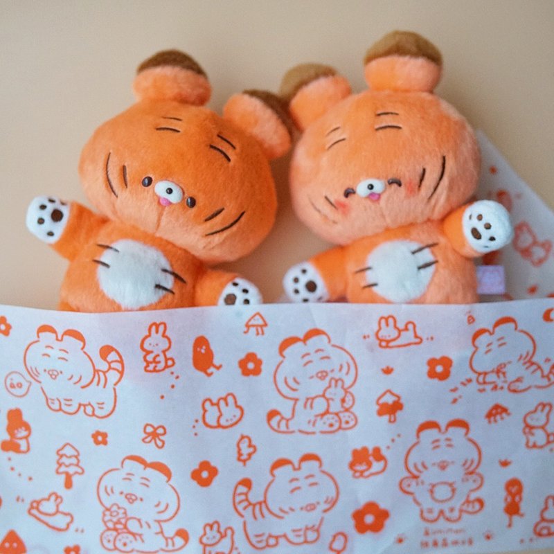 大老虎PawPaw | 手作表情毛绒玩偶 棉花娃娃 - 玩偶/公仔 - 其他人造纤维 