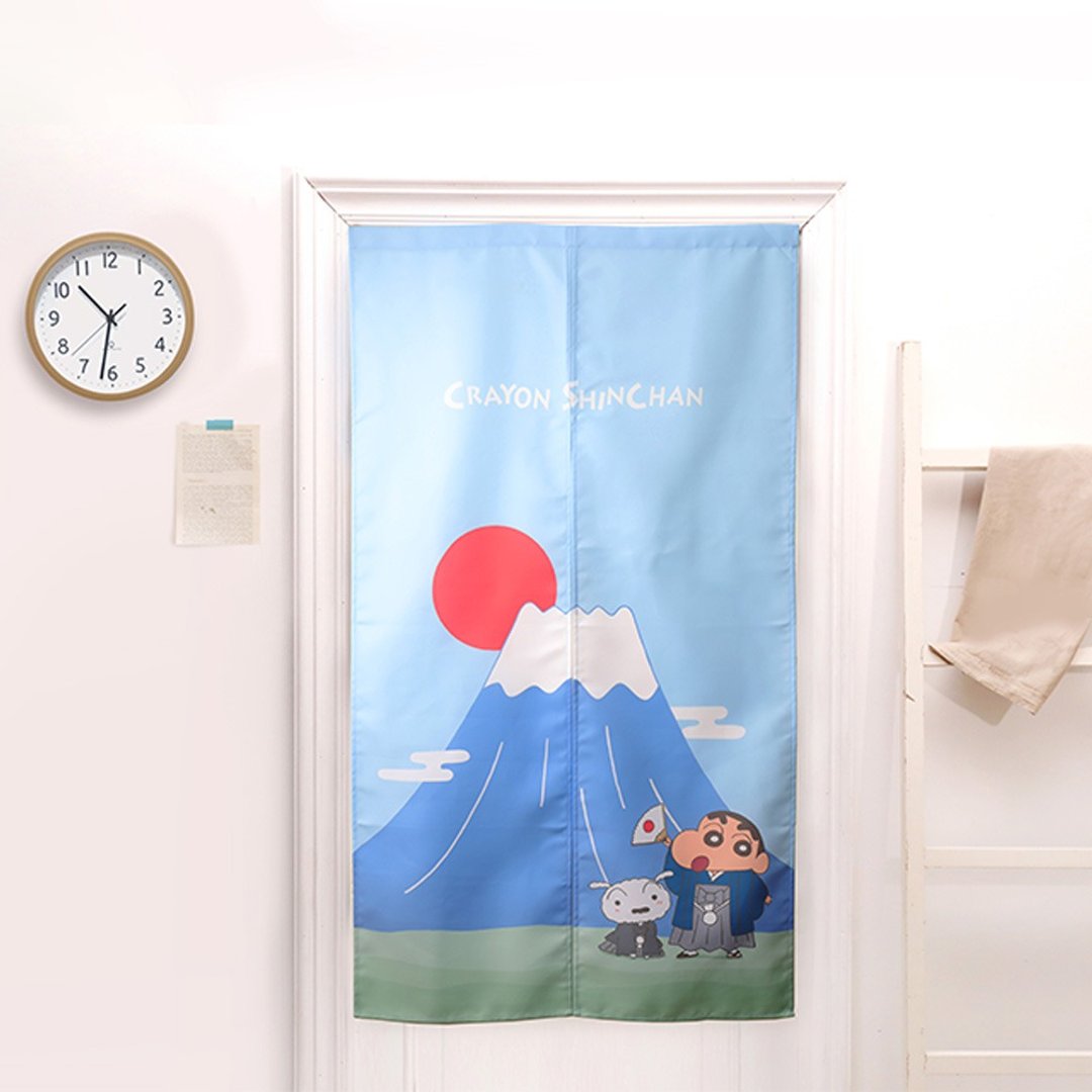 蜡笔小新长门帘-正版授权 日式门帘 富士山 太空 85X150cm - 门帘/门牌 - 聚酯纤维 多色