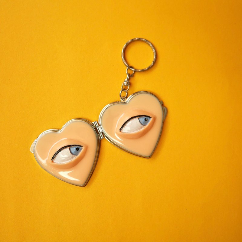 MIRROR KEYCHAIN - 彩妆刷具/镜子/梳子 - 铝合金 多色