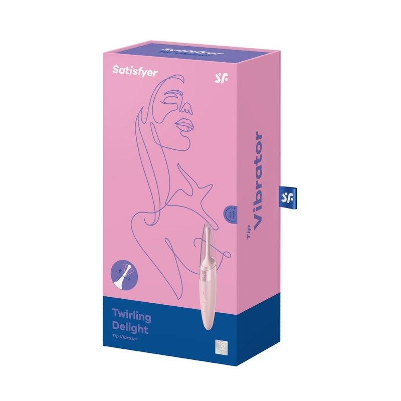 德国Satisfyer Twirling Delight 极速高潮震动按摩器 (粉红) - 情趣用品 - 硅胶 