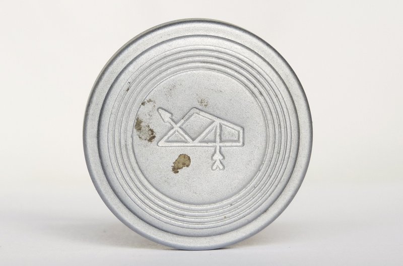 原厂前保护盖 KOMZ 37mm 36mm 适用于 Industar-22 3.5/50 金属苏联 - 相机 - 其他金属 银色