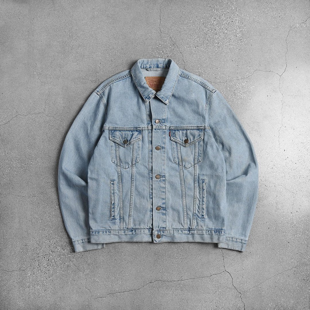 Levi's 美式牛仔外套  / Vintage 古着 / 台北古着店 - 女装休闲/机能外套 - 其他材质 蓝色