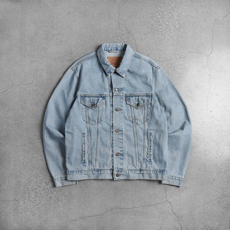 Levi's 美式牛仔外套  / Vintage 古着 / 台北古着店 - 女装休闲/机能外套 - 其他材质 蓝色