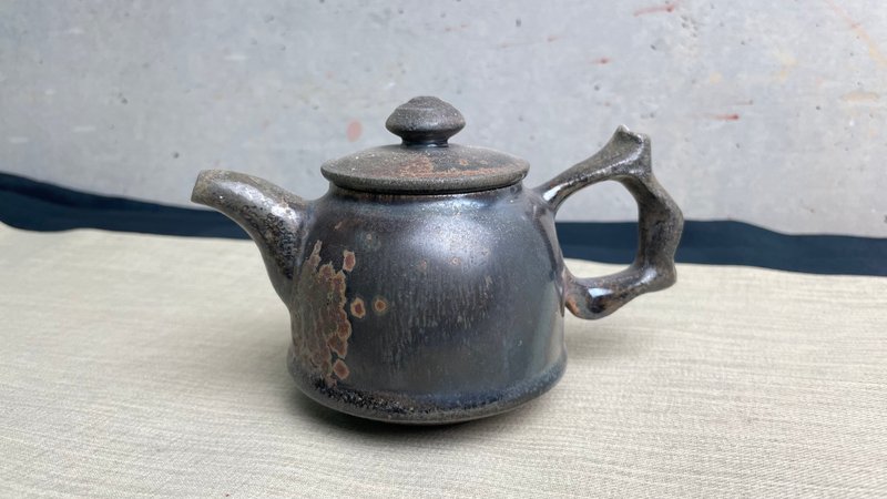 茶壶/柴烧/手工/落灰/火痕/杨博戎 - 茶具/茶杯 - 陶 