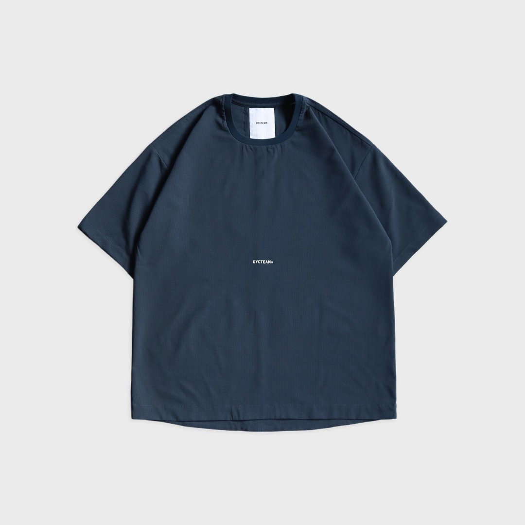 DYCTEAM -   See-through Loose Tee (dark blue) - 男装上衣/T 恤 - 其他材质 蓝色
