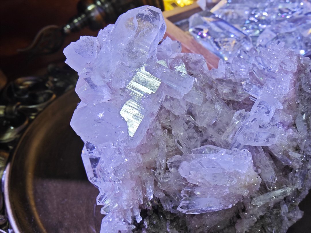 哥伦比亚粉缝合水晶|粉列母|大颗|粉红色水晶摆设|水晶簇 - 摆饰 - 水晶 