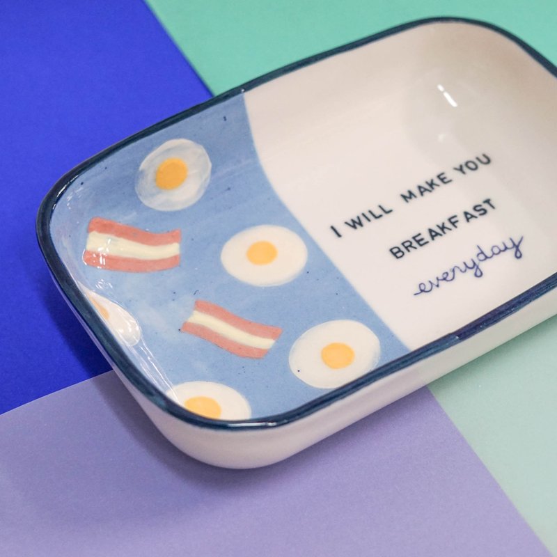 早餐碗 - 盘子/餐盘/盘架 - 陶 