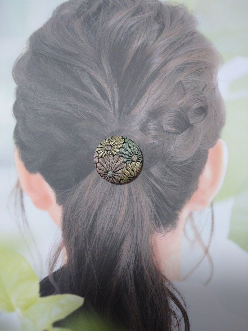 吉祥【菊】发圈 发饰 日本制 手工制作 - 发饰 - 其他材质 多色