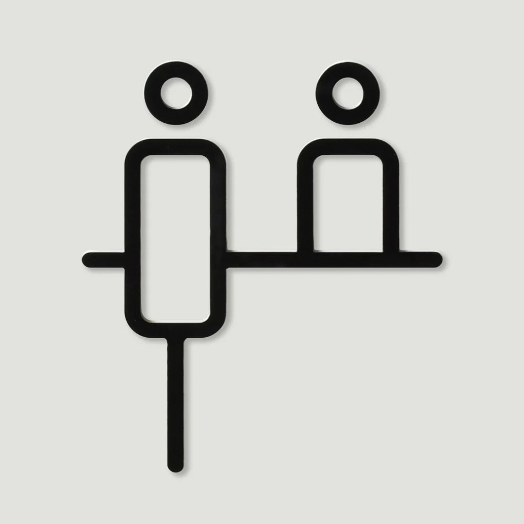 MOHEIM COUNTER 柜台标示 黑 - 墙贴/壁贴 - 塑料 黑色