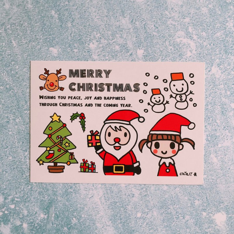 小米手绘 圣诞卡片 明信片 - 卡片/明信片 - 纸 白色