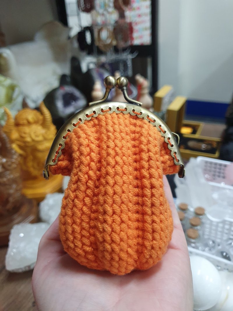 材料包(成品) 南瓜系列口金包零钱包 - 零钱包 - 棉．麻 多色