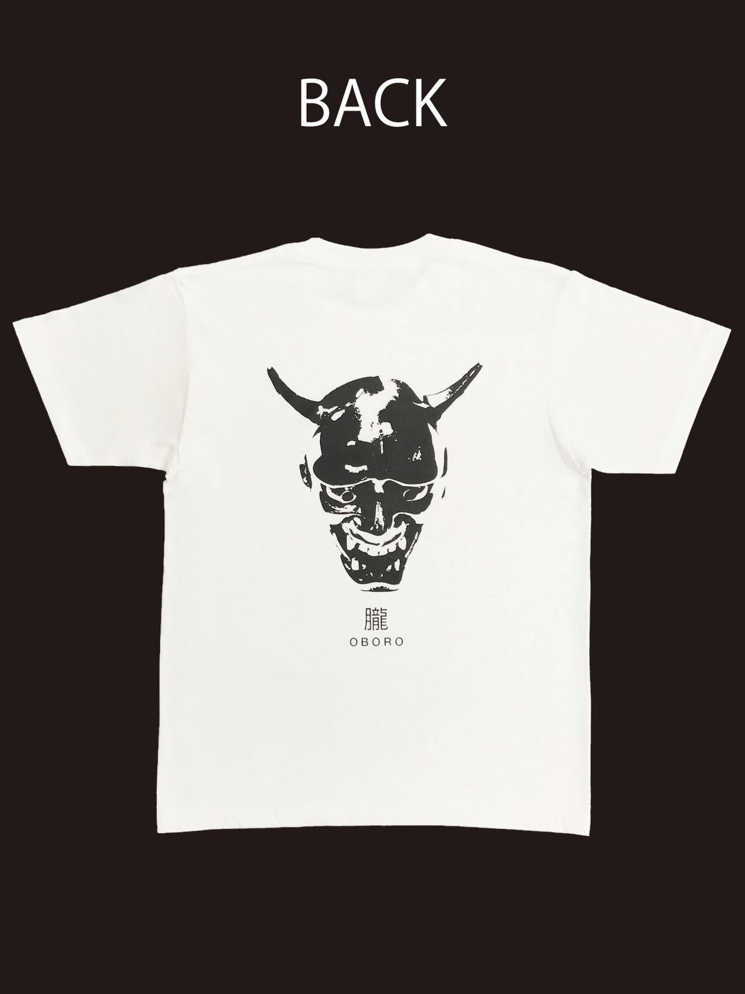 Hannya T-shirt White - 男装上衣/T 恤 - 棉 白色