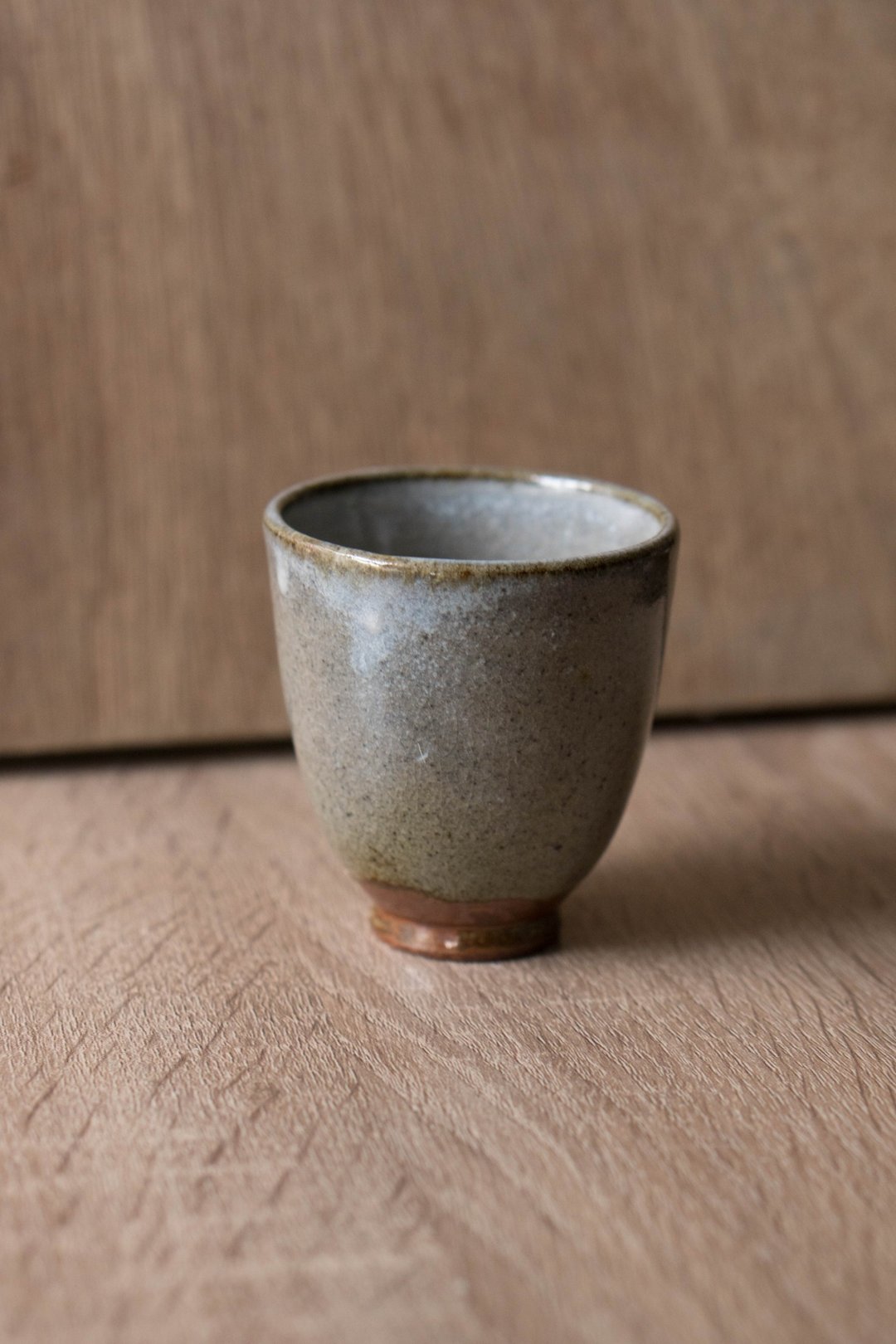 柴烧开片白小茶杯 | 闻香杯 - 茶具/茶杯 - 陶 灰色