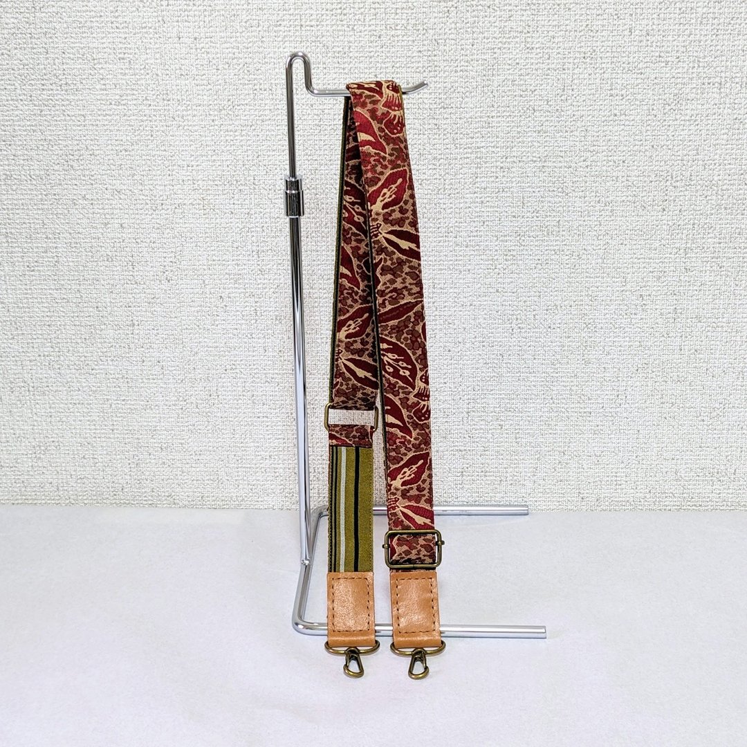 和服改造 斜背带 手机斜背带 - 其他 - 丝．绢 咖啡色