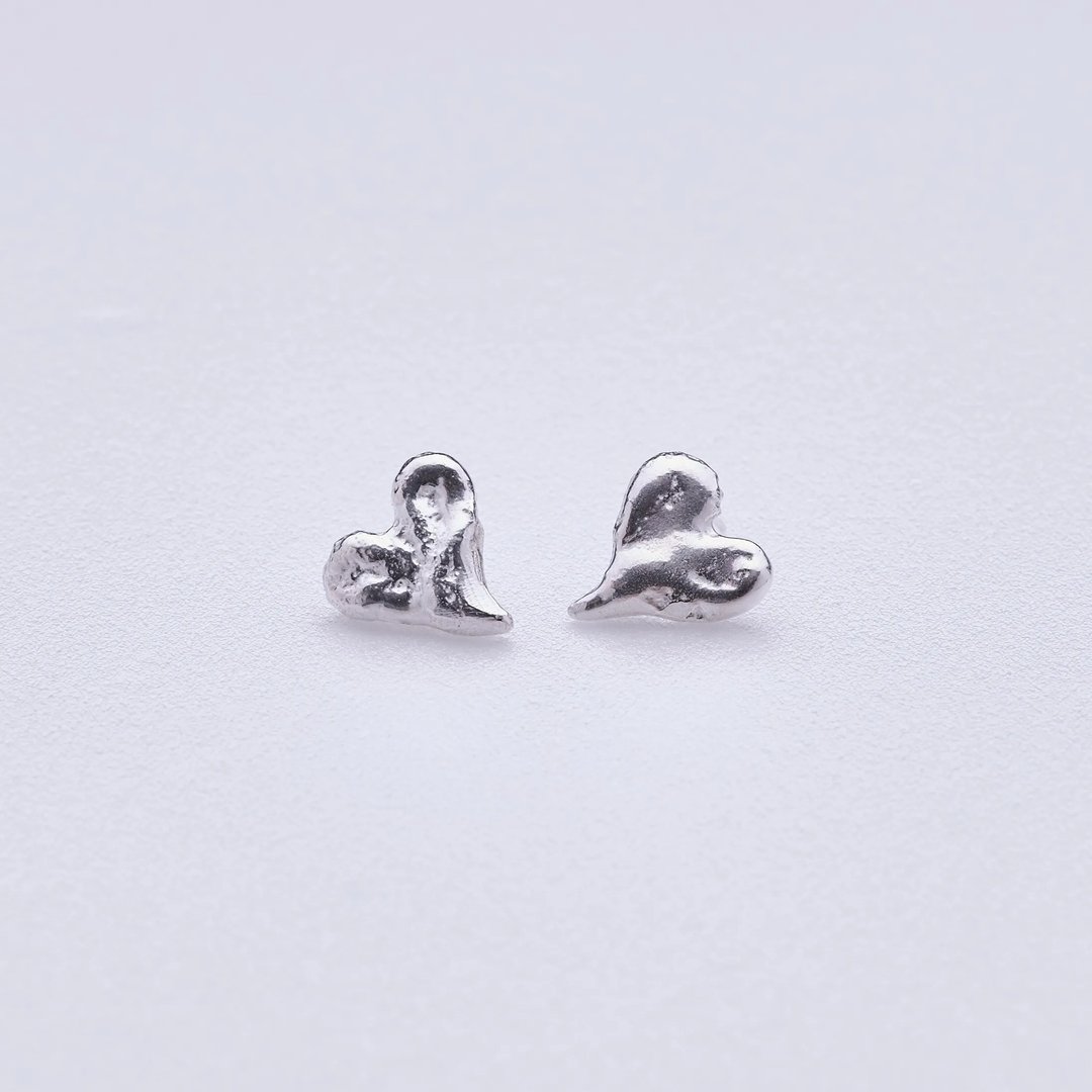 Heartseed earrings - 耳环/耳夹 - 纯银 