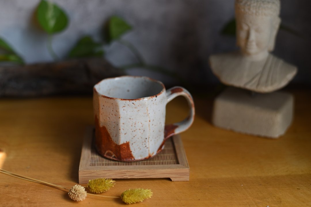 志野烧手工切面陶杯 - 其他杯子 - 陶 