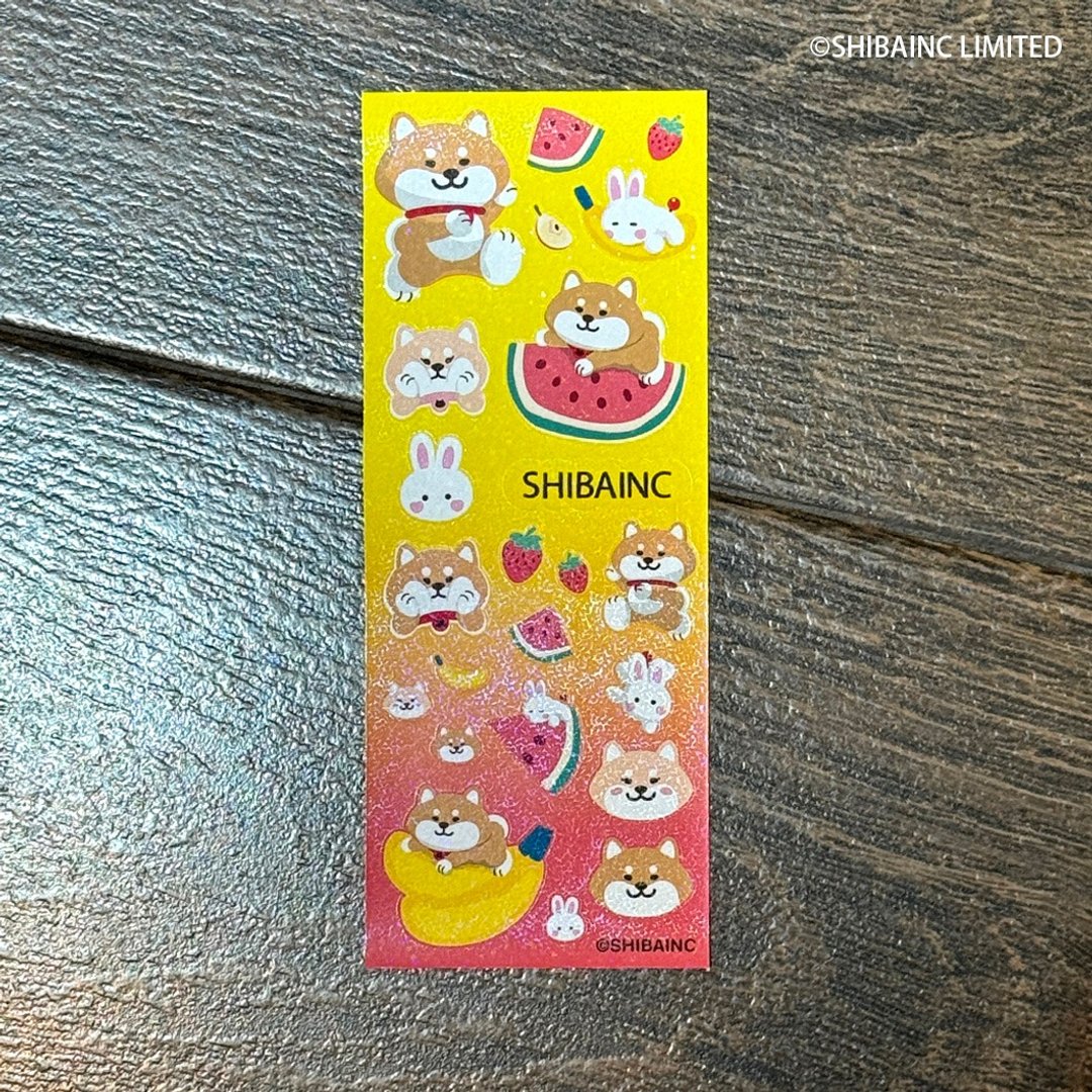 SHIBAINC 贴纸 4种 - 贴纸 - 其他材质 红色