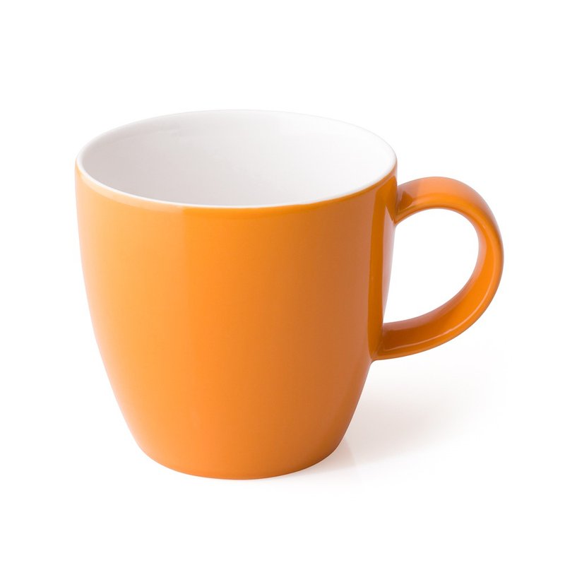 美国FORLIFE经典圆润茶杯/咖啡杯单-黄 - 其他杯子 - 瓷 橘色