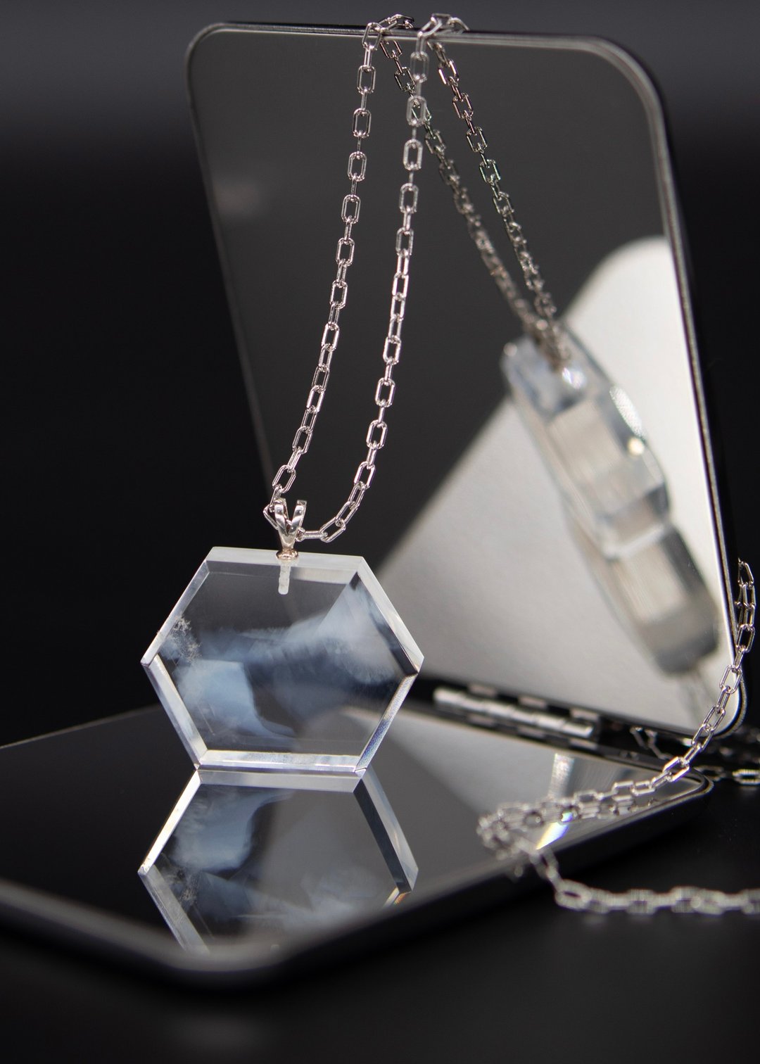 蓝针水晶 S925银项链 - 项链 - 水晶 