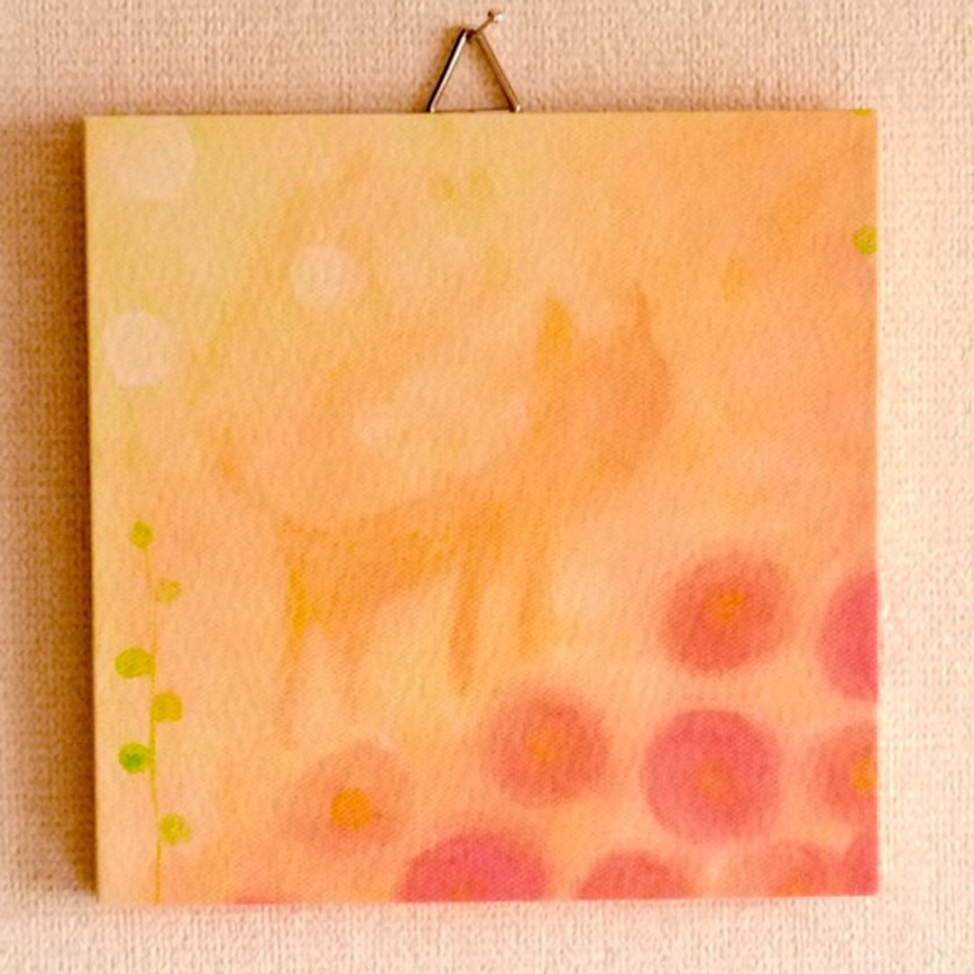 Mini panel No.42 / Fragment of memory - 海报/装饰画/版画 - 纸 橘色