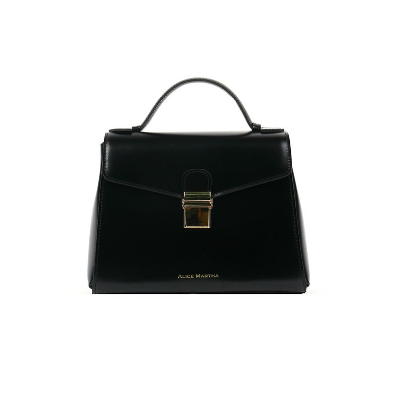 Alice Martha 手提肩背包 - 黑色 - 侧背包/斜挎包 - 人造皮革 黑色