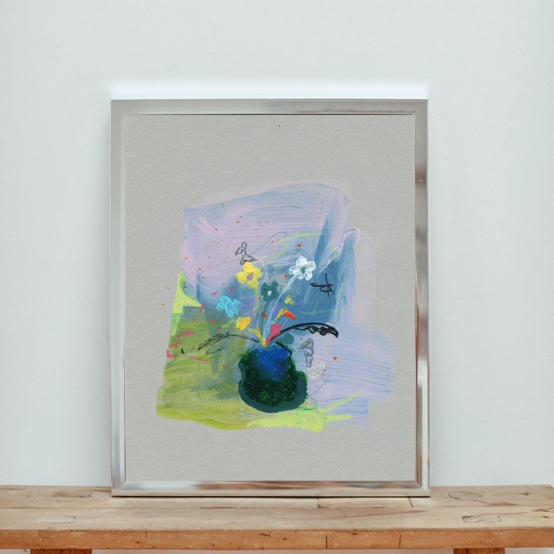 阳台上的静语_Whispers on the balcony 数位微喷艺术海报 - 海报/装饰画/版画 - 纸 多色