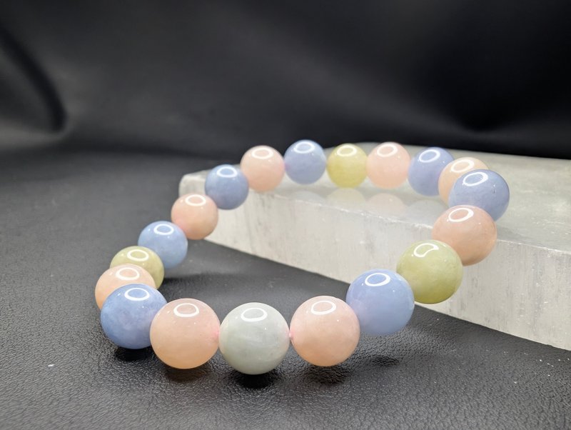 摩根石 巴西 10mm 手串 天然水晶 Morganite - 手链/手环 - 水晶 