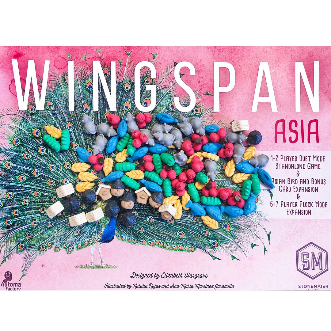 与 Wingspan。亚洲棋盘游戏兼容的豪华资源代币 - 桌游/玩具 - 其他材质 