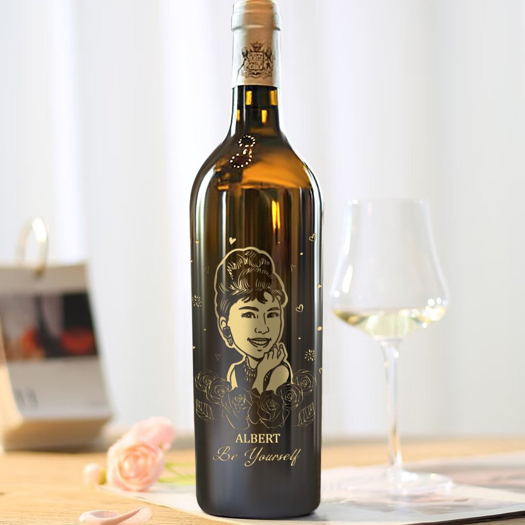旭金堡老藤干白葡萄酒 定制化礼盒文字订制礼物 企业送礼惊喜礼物 - 酒类 - 玻璃 