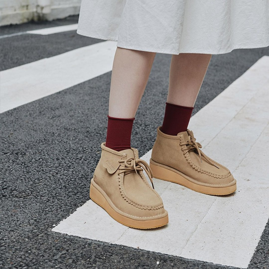 PRE-ORDER 韓國品牌 MACMOC Noru 牛皮鞋 Peanut Beige - 其他女款皮鞋 - 其他材质 