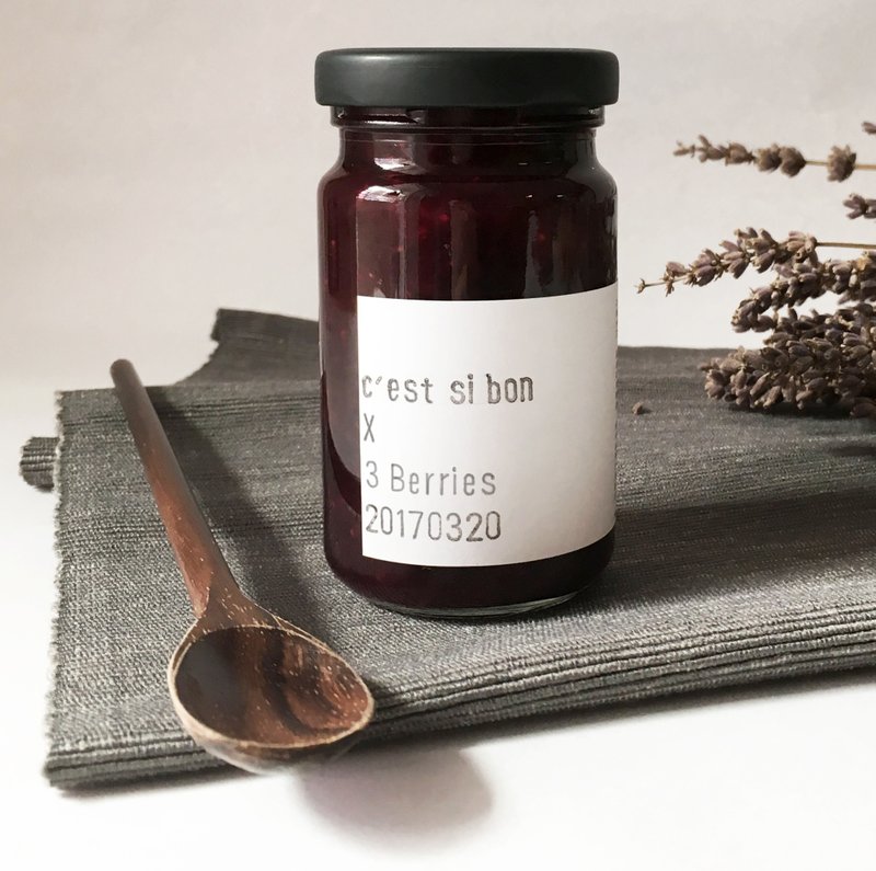 【非产季】手工果酱 x 野莓三重奏 3 Berries - 果酱/抹酱 - 新鲜食材 紫色