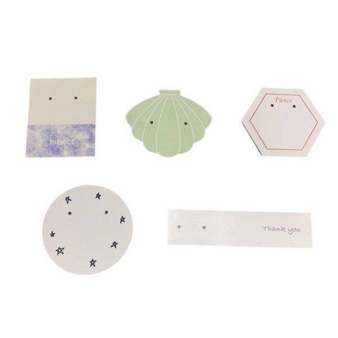 With name pierce mount POP OEM domestic production 100 sheets 5color - 收纳用品 - 纸 白色